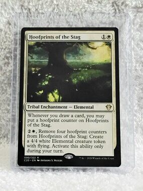 5/$20 Mint 2020 MTG Hoofprints of the Stag Rare Card 090/322 Deckmaster!!